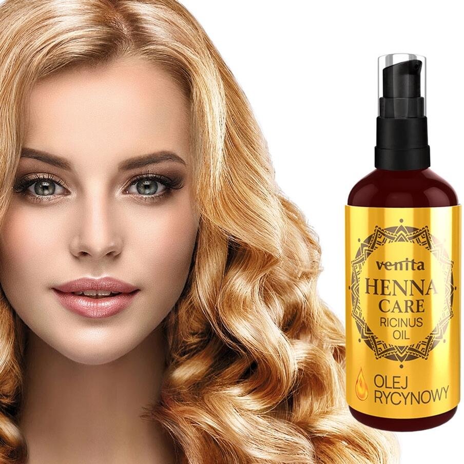 Ulei De Ricin, Pentru Par, Piele Si Unghii, Henna Care, Venita, 50ml - imagine 2