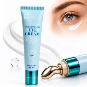 Crema Pentru Conturul Ochilor Cu Acid Hialuronic Si Aplicator Metalic, IDC Institute, 15 G