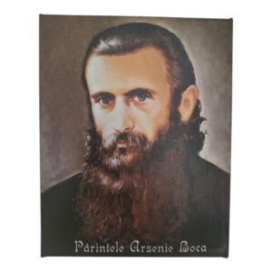 Tablou cu Părintele Arsenie Boca – imprimare pe pânză 20x25cm