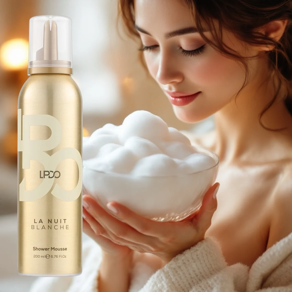 Spuma De Dus La Nuit Blanche,LPDO, 200 Ml - imagine 3
