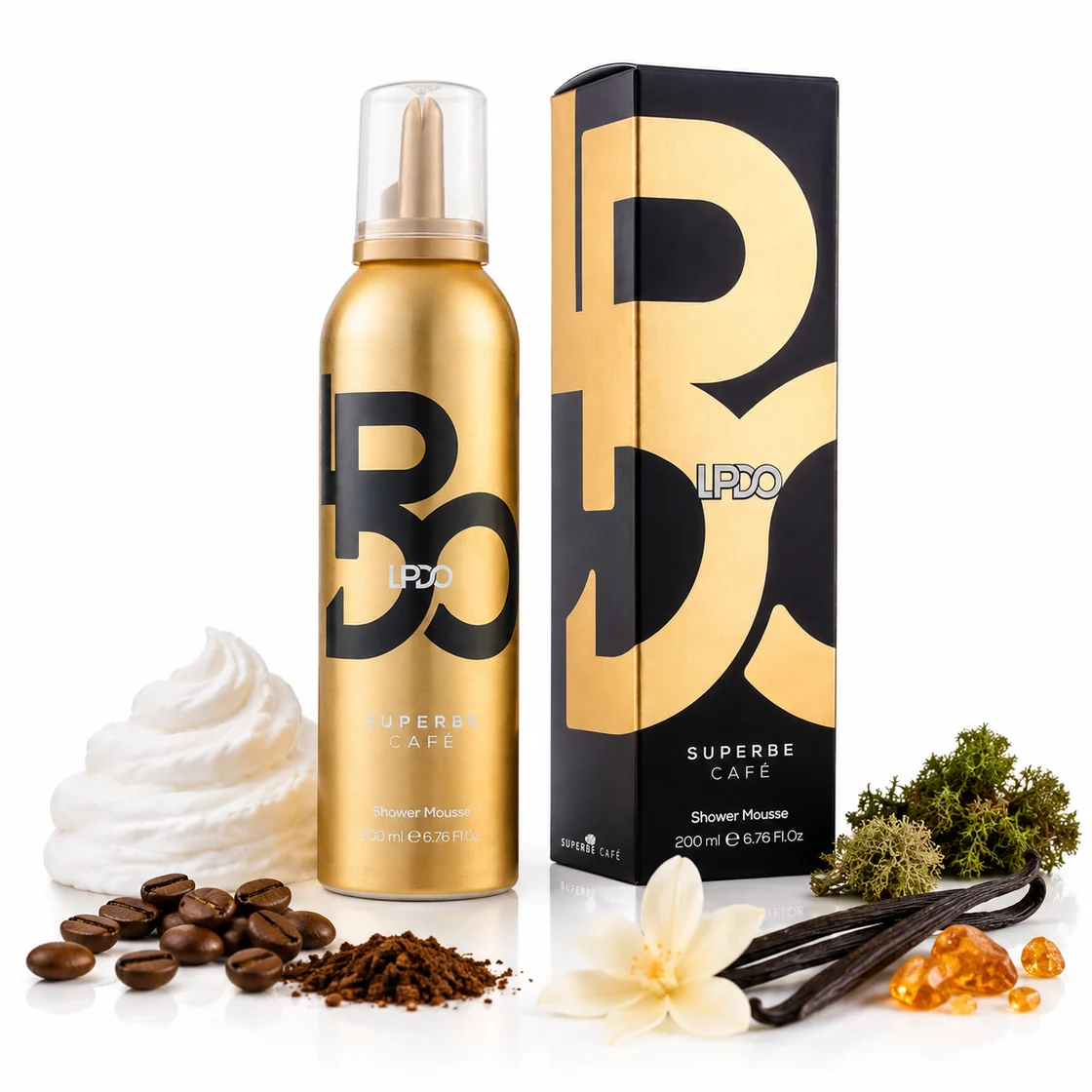 Spuma De Dus Superbe Cafe, LPDO, 200 Ml - imagine 3