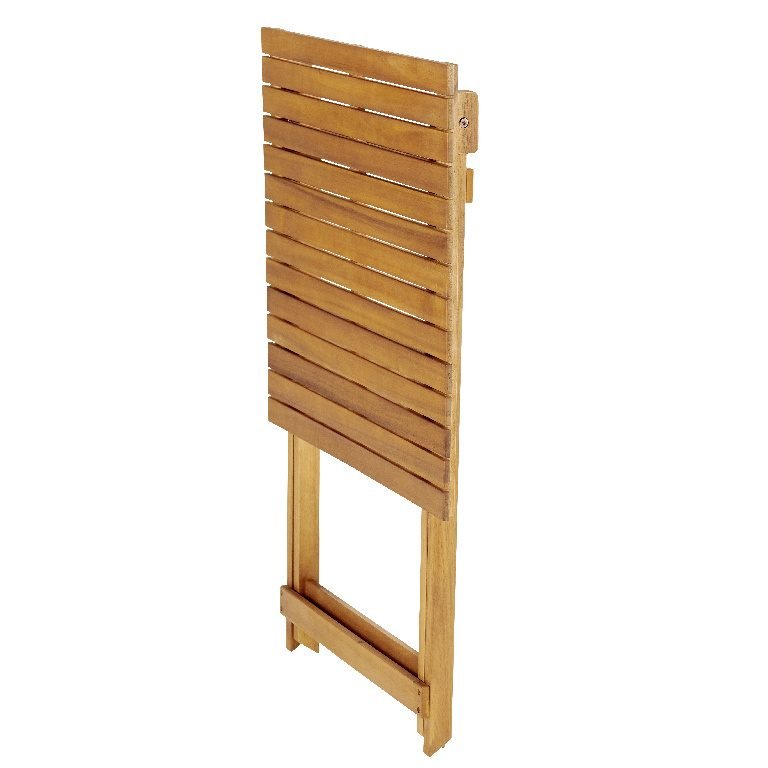 Masa din lemn plianta gradina sau balcon, Sersimo Art Garden, 60x60cm - imagine 2