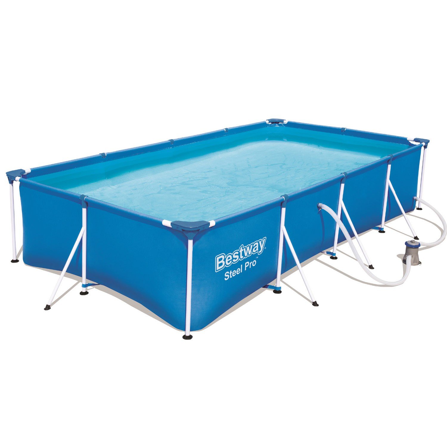 Piscina cadru metalic Bestway, 400x211x81 cm, 5.700 litri, cu pompa de filtrare - imagine 8