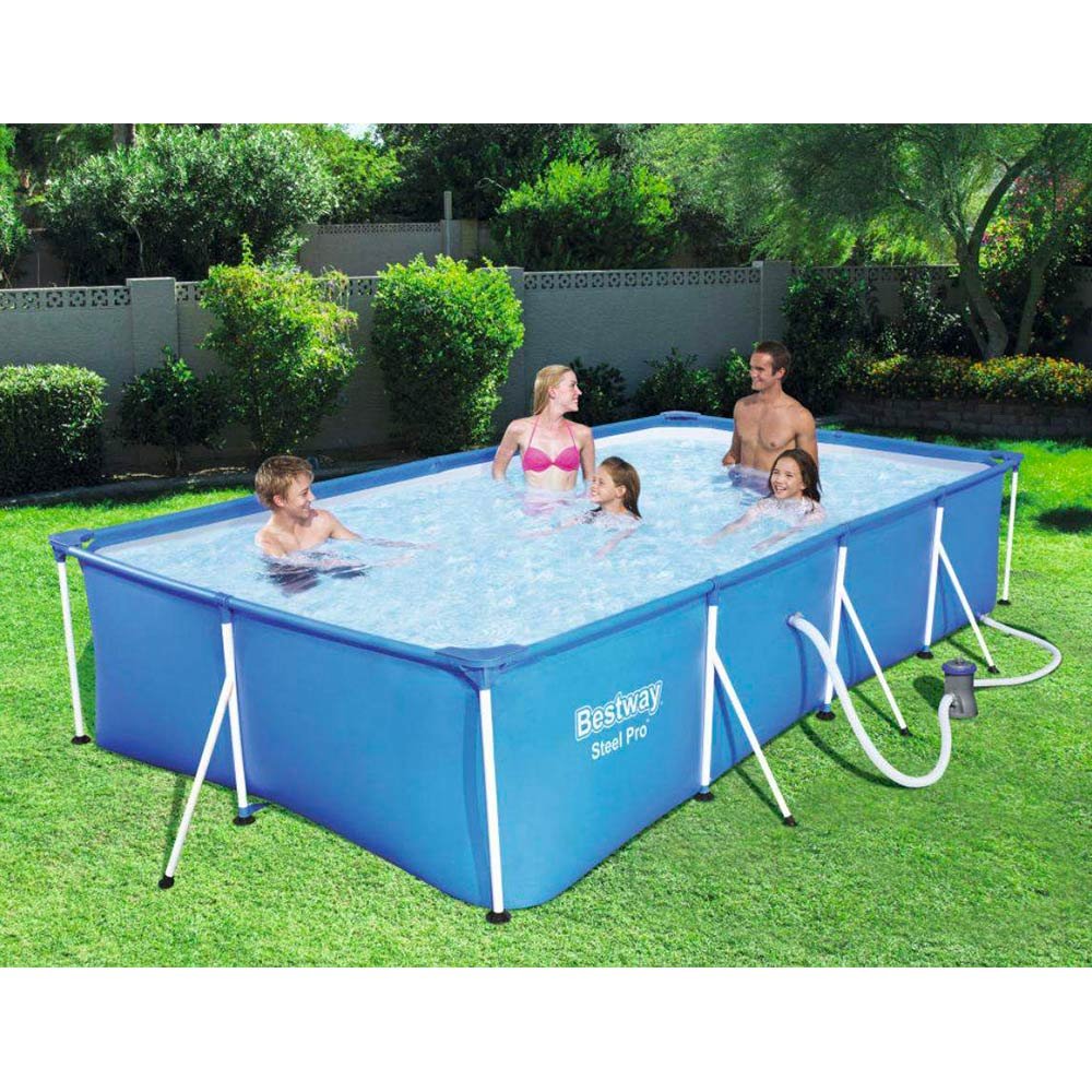 Piscina cadru metalic Bestway, 400x211x81 cm, 5.700 litri, cu pompa de filtrare - imagine 2
