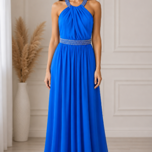 Rochie elegantă de seară – albastru electric 💙