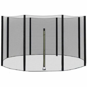 Plasa de siguranta si protectie pentru trambuline TSN244, 244cm cu 6 stalpi exteriori