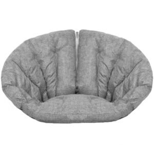 Perna pentru leagane suspendate, cu fermoar, gri, 130x75cm