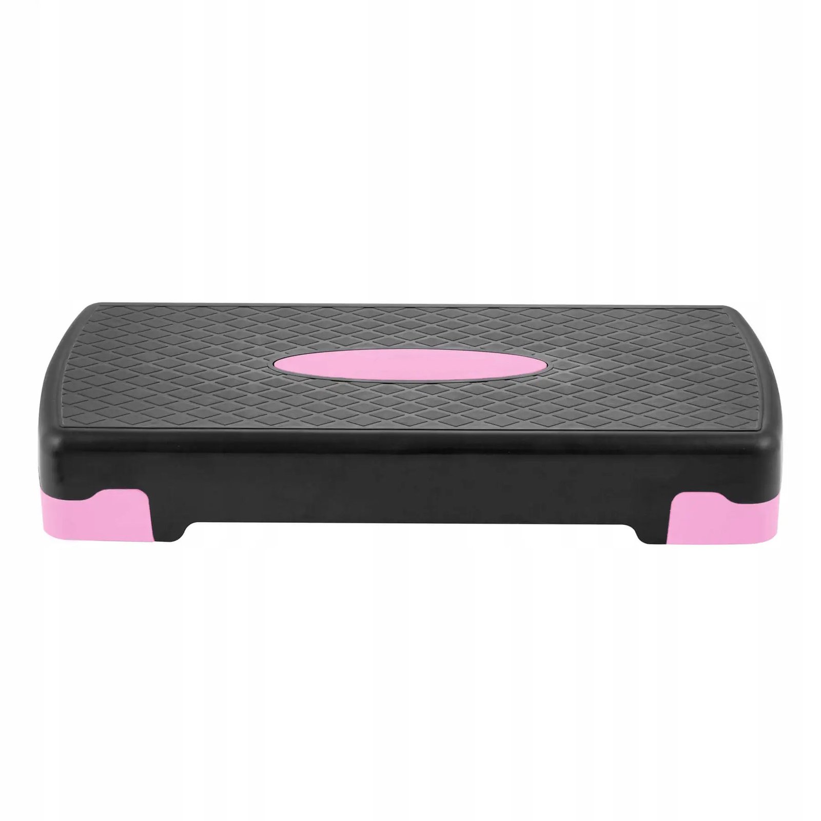 Stepper aerobic, ajustabil in 2 trepte, gri/roz, greutate maxima 250 kg, cu covoras de protectie - imagine 4
