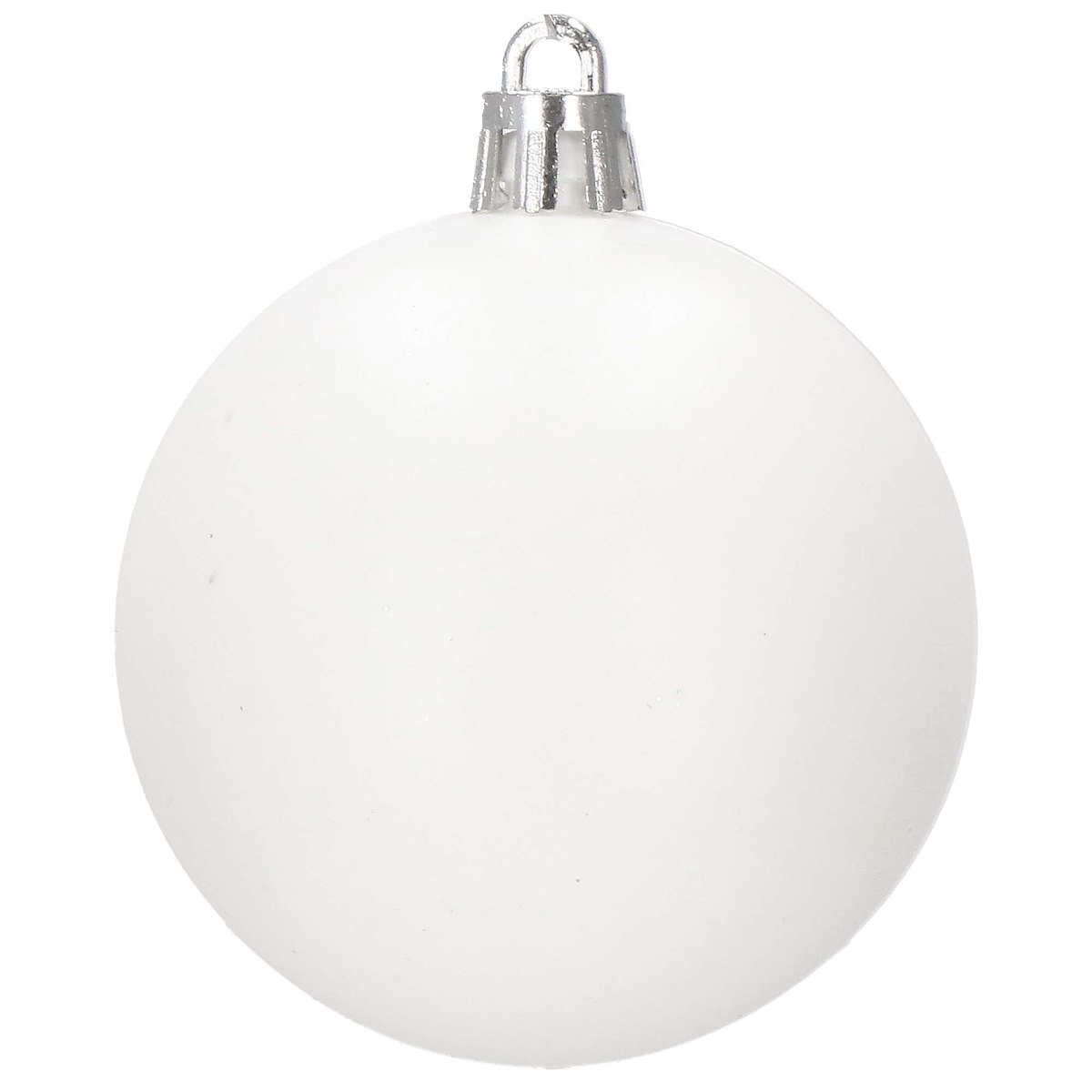 Set globuri si decoratiuni de Craciun, 72 piese, diverse dimensiuni, alb - imagine 13