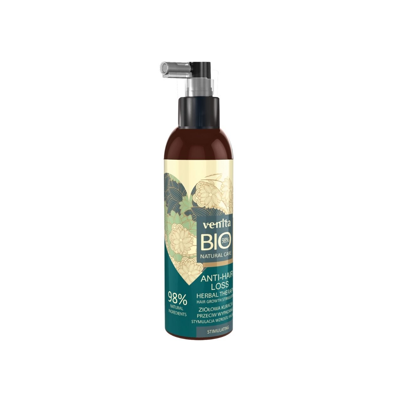Tratament impotriva caderii parului si a incaruntirii, 98% Natural, Venita, 200ml - imagine 3