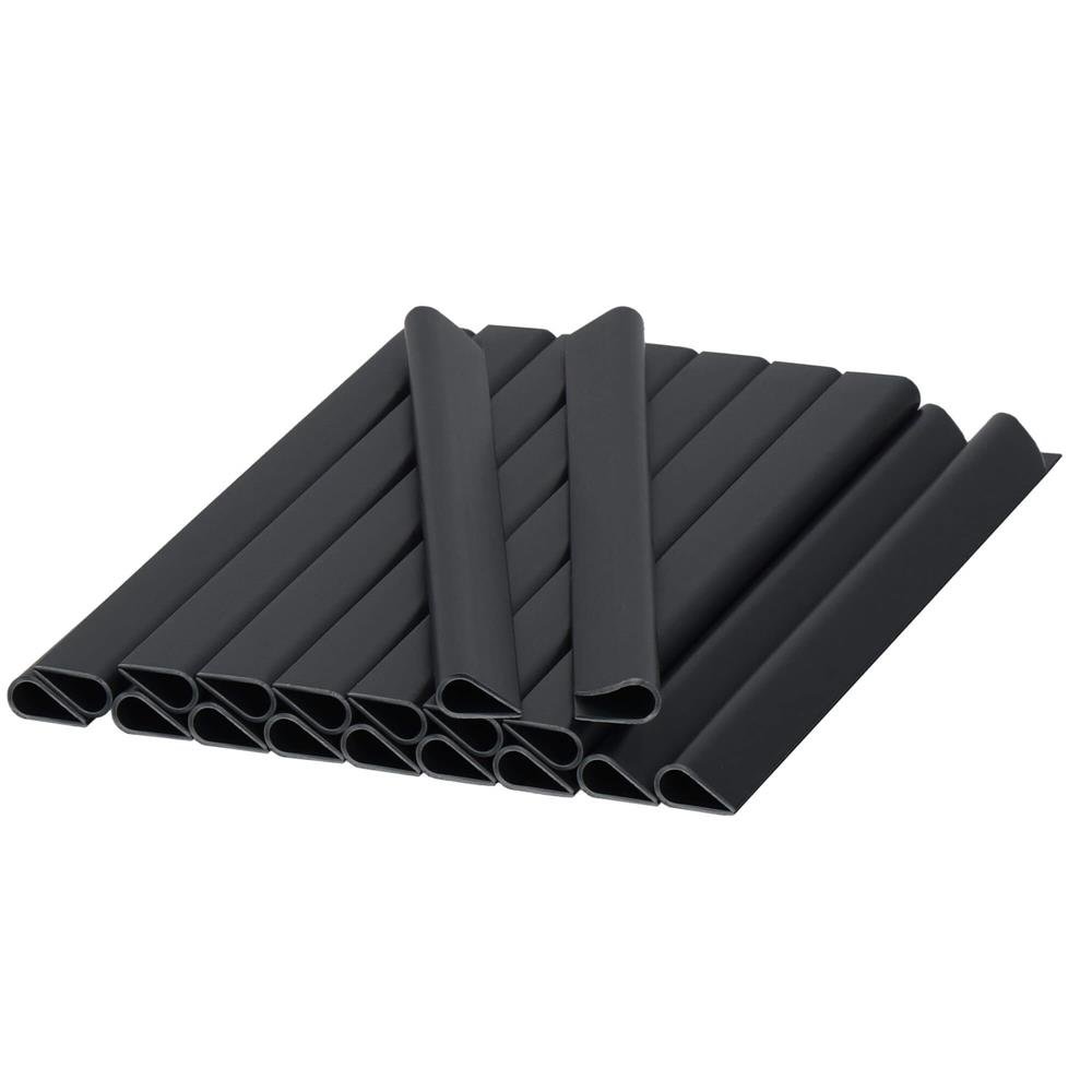 Panou de gard pentru intimitate in gradina, PVC Premium, 26 x 0.19 m, gri antracit - imagine 9
