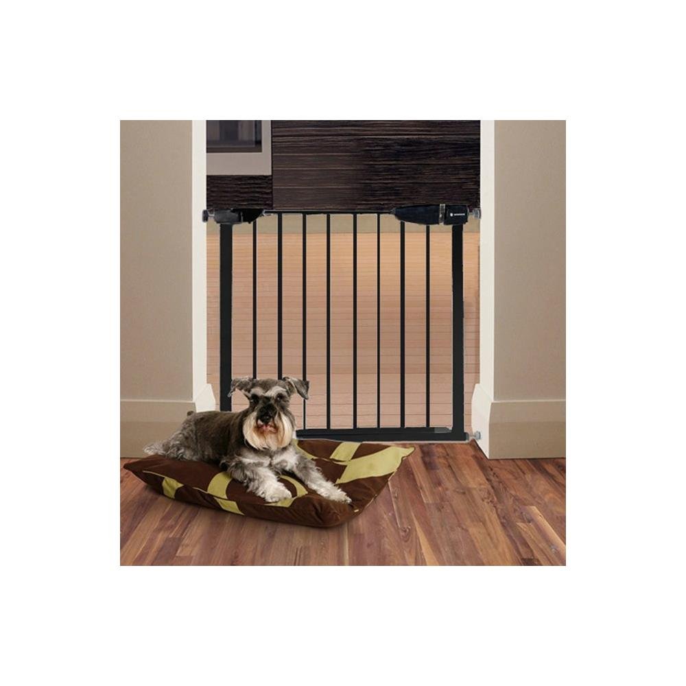 Poarta de siguranta Safety Gate pentru scari, ajustabila 89-96 cm, din otel, neagra - imagine 4