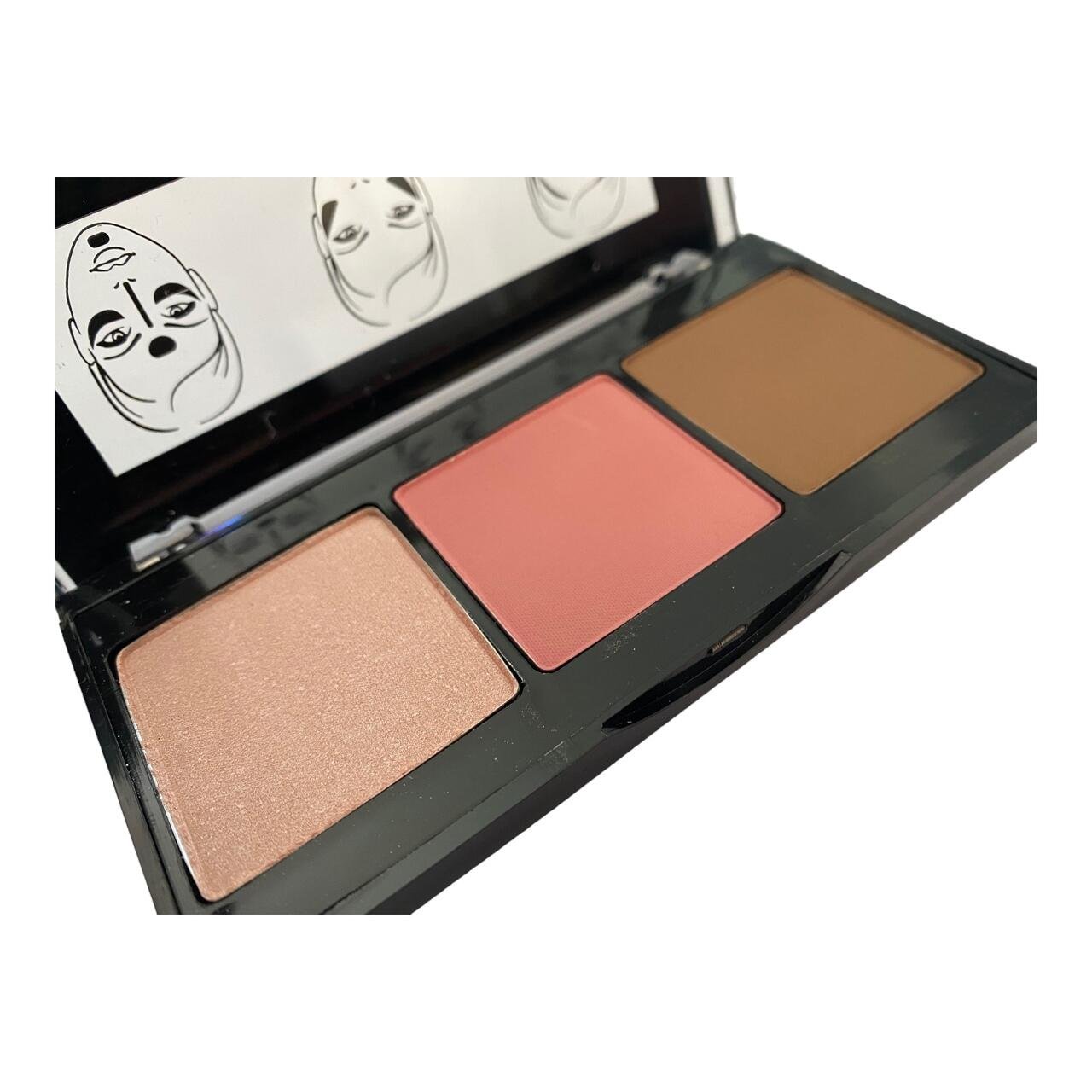 Paleta de machiaj pentru contur, Pro Contour, HD Beauty, Revers, nr 03, 12,5 g - imagine 3