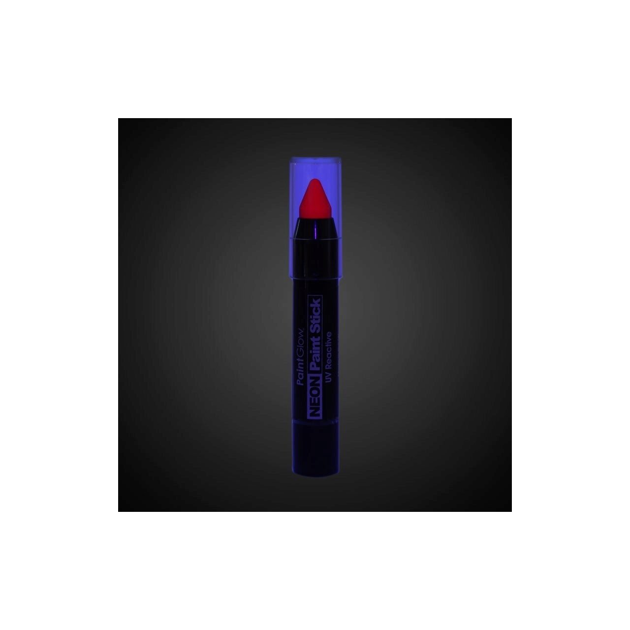 Creion stralucitor in lumina UV, pentru fata si corp, Rosu Glow me Up! - imagine 7