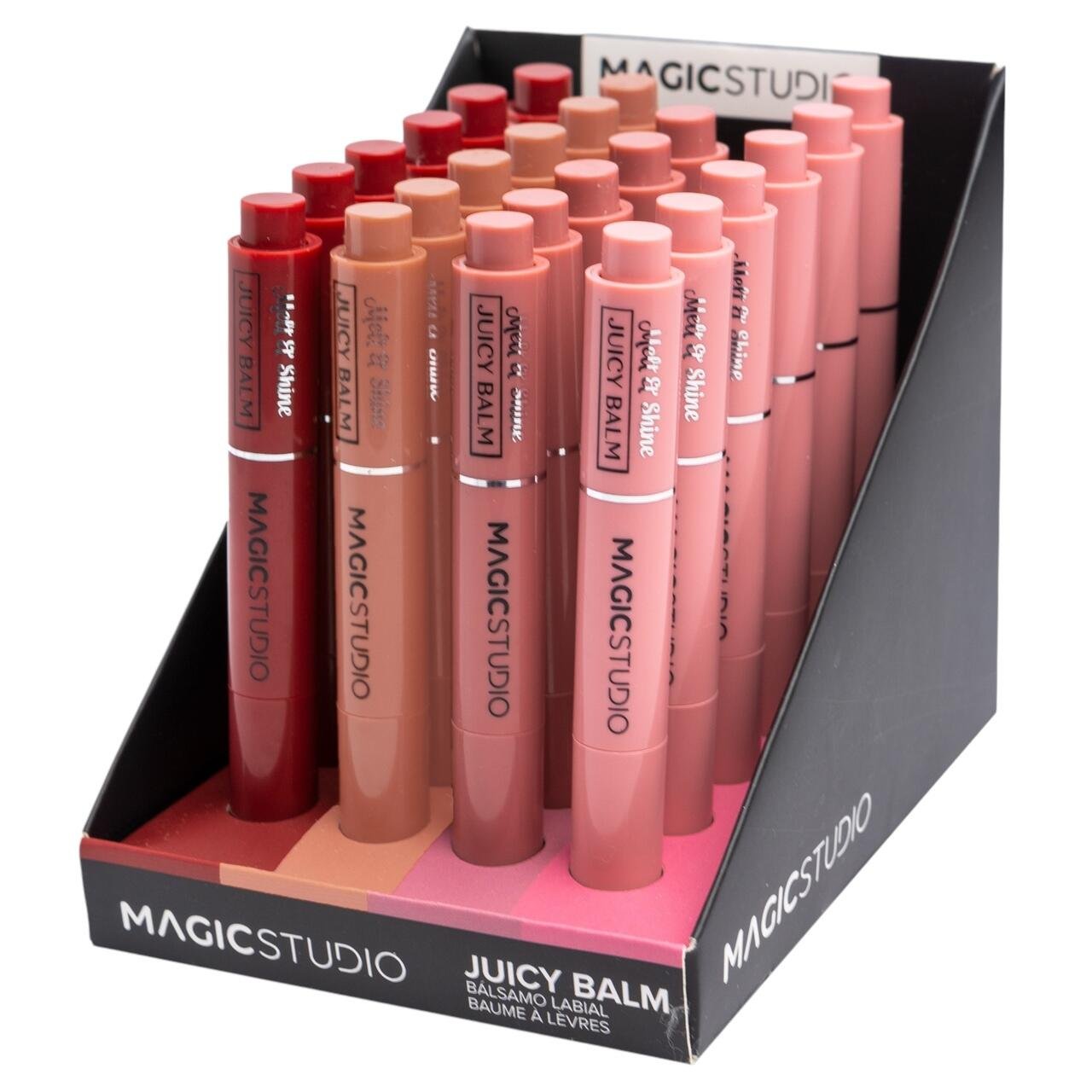 Set 24 bucati Balsam de buze Melt & Shine, 68176, Magic Studio - imagine 5