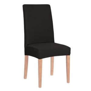 Husa universala pentru scaun, marime universala, poliester si spandex, 45 x 60 cm, negru