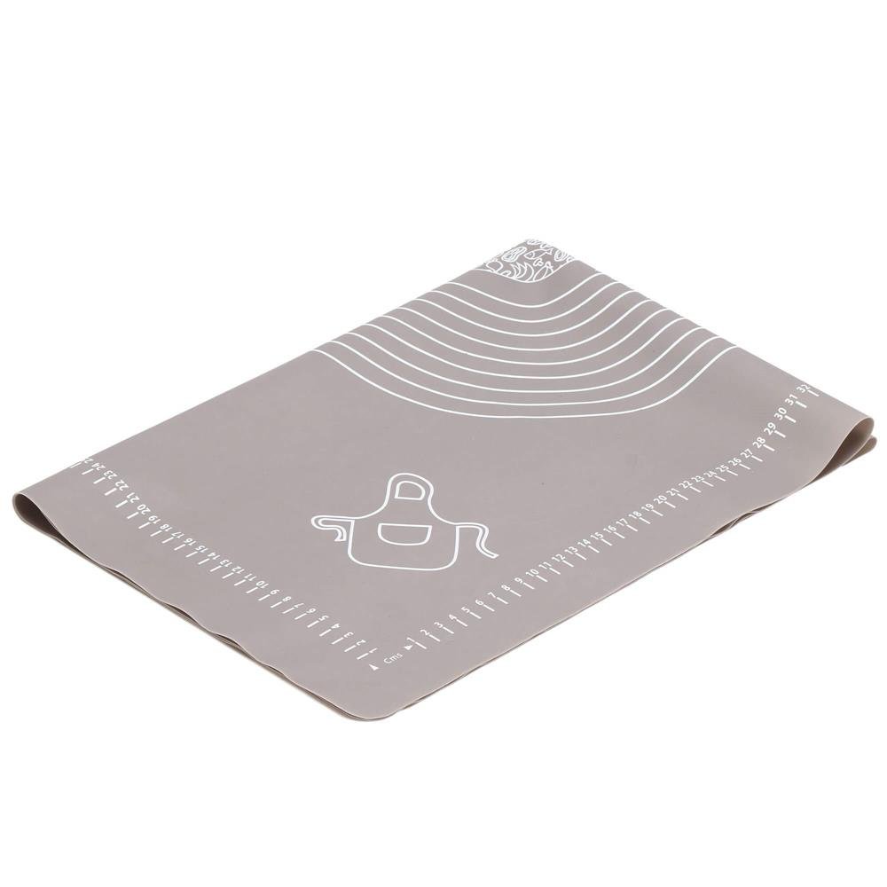 Plansa din silicon alimentar de framantat aluat, rezistenta la temperaturi ridicate, 65x45cm, gri - imagine 15