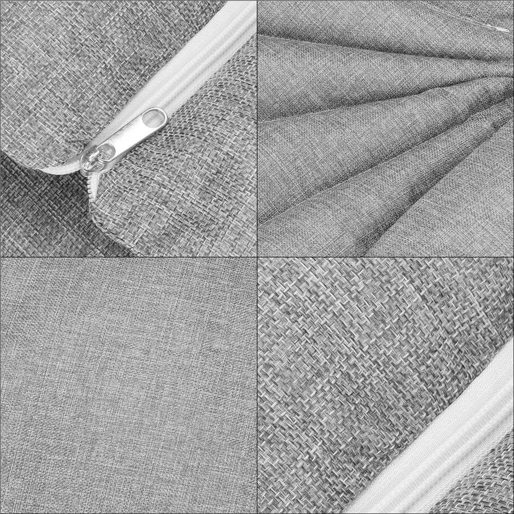 Perna pentru leagane suspendate, cu fermoar, gri, 130x75cm - imagine 9