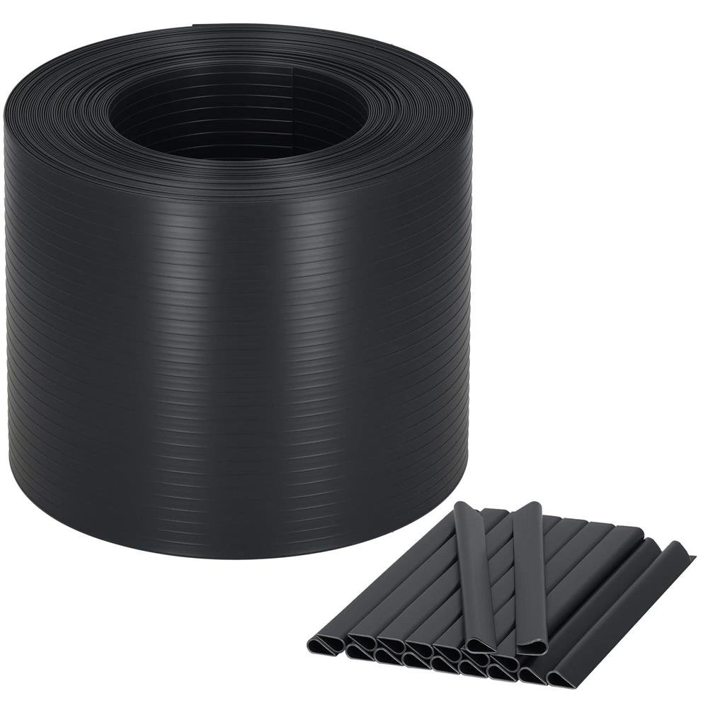 Panou de gard pentru intimitate in gradina, PVC Premium, 26 x 0.19 m, gri antracit - imagine 8