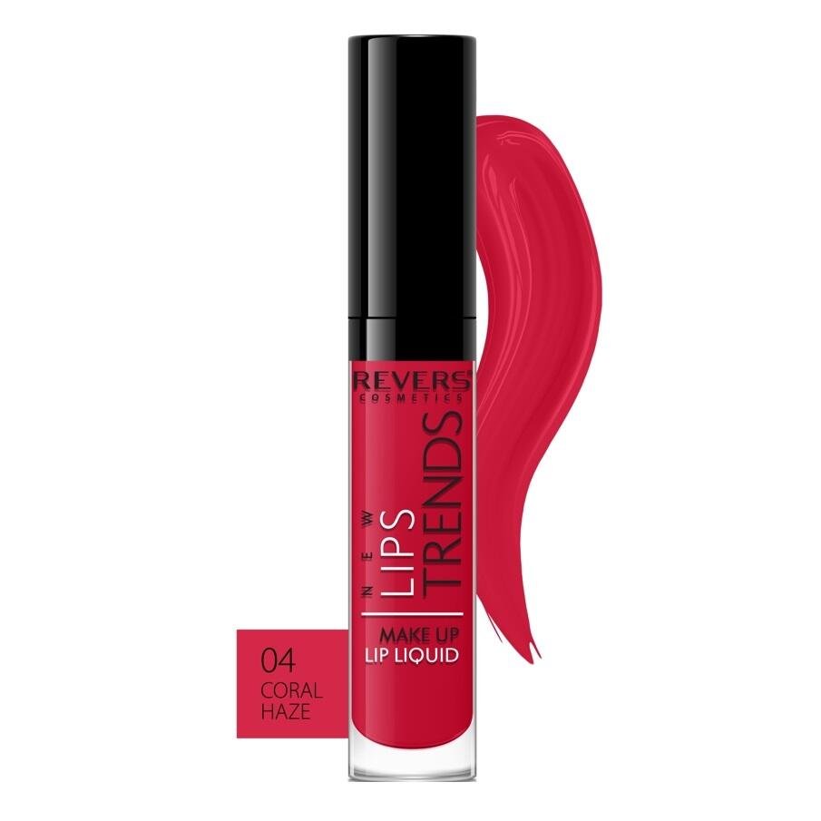 Ruj lichid New Lips Trends, Revers, Nr 04 Coral Haze - imagine 2