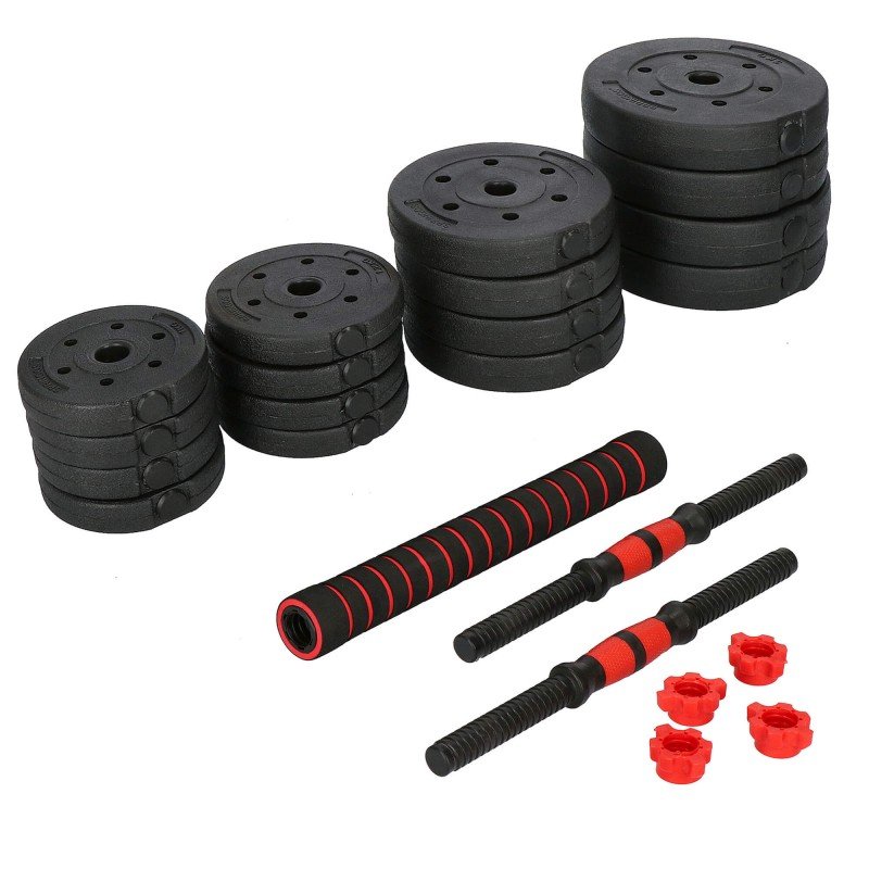Set gantere si haltera reglabile Sersimo, 40kg - imagine 12