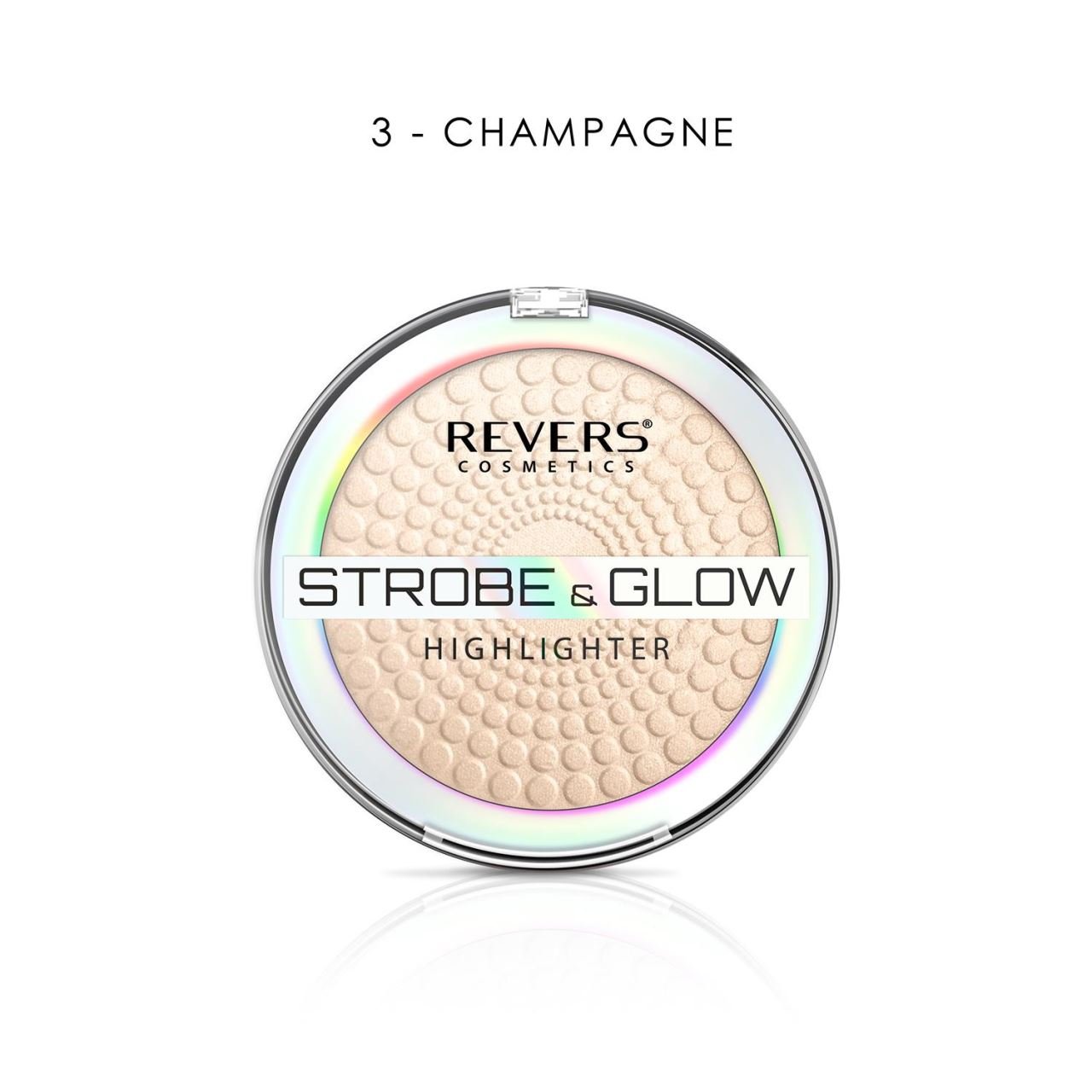Set 24 bucati Iluminator pudra, Strobe and Glow, Revers, 1-4, 8 g - imagine 8