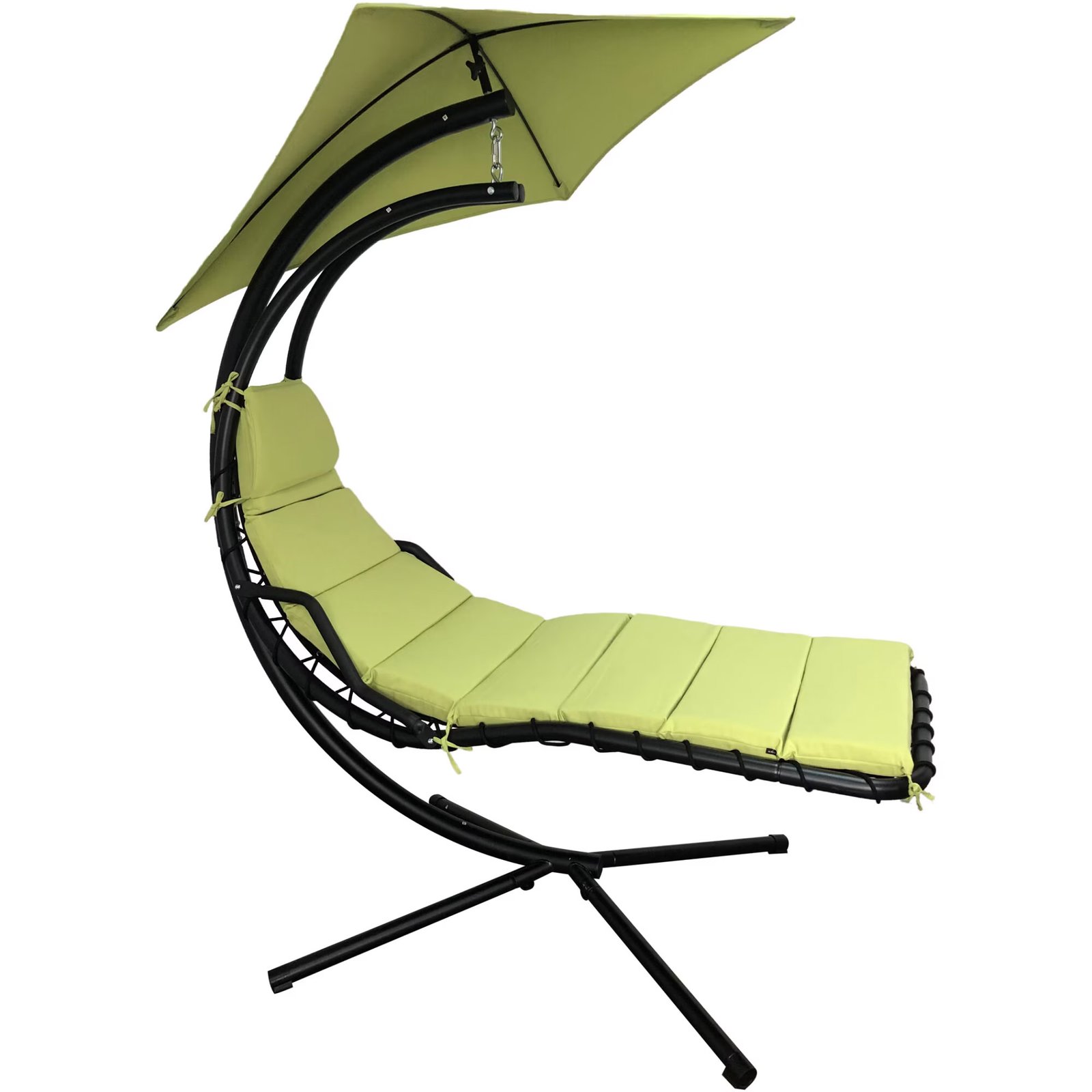 Leagan balansoar pentru gradina sau balcon, Bora Bora, 190x100x220 cm, verde - imagine 4