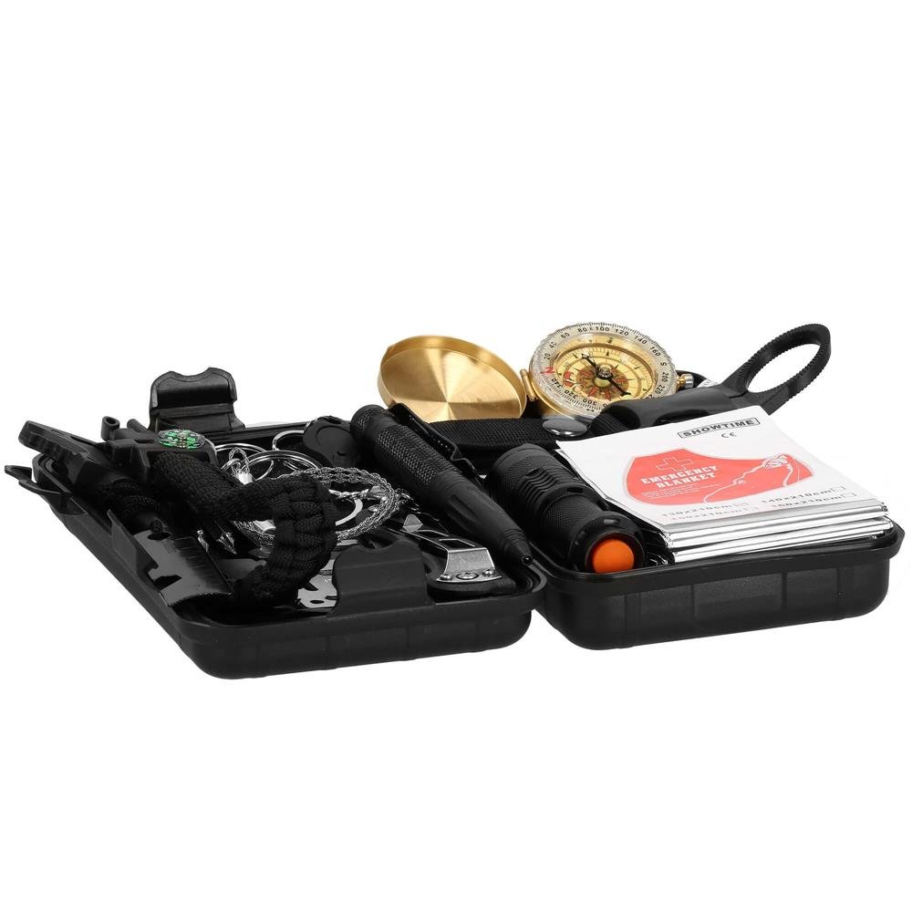 Kit de supravietuire turistic multifunctional camping, vanatoare, pescuit, 19 piese - imagine 25