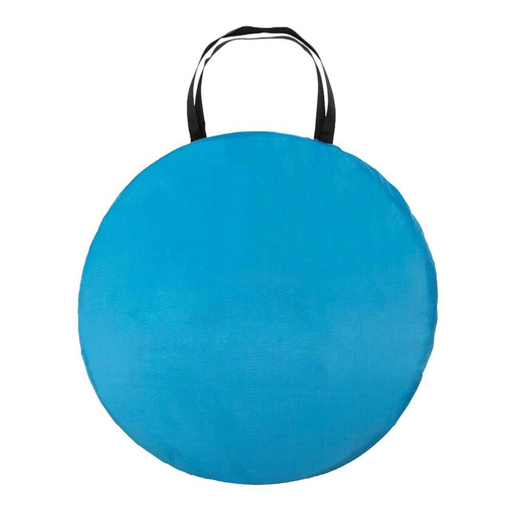 Cort plaja si picnic semi-deschis Sersimo, protectie UV, 150x90x90cm, albastru negru - imagine 2
