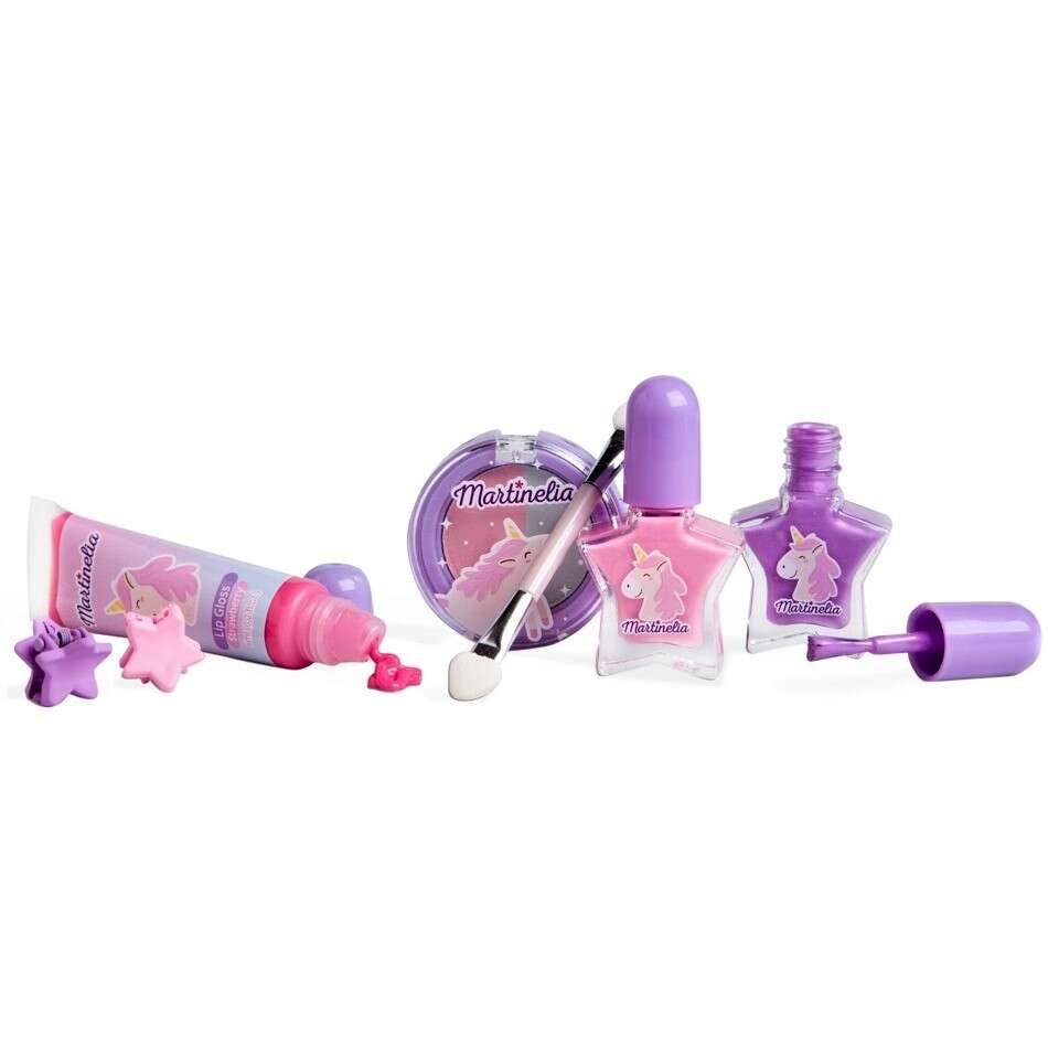 Set 7 accesorii cosmetice Little Unicorn Beauty Basics Martinelia 11955 - imagine 4