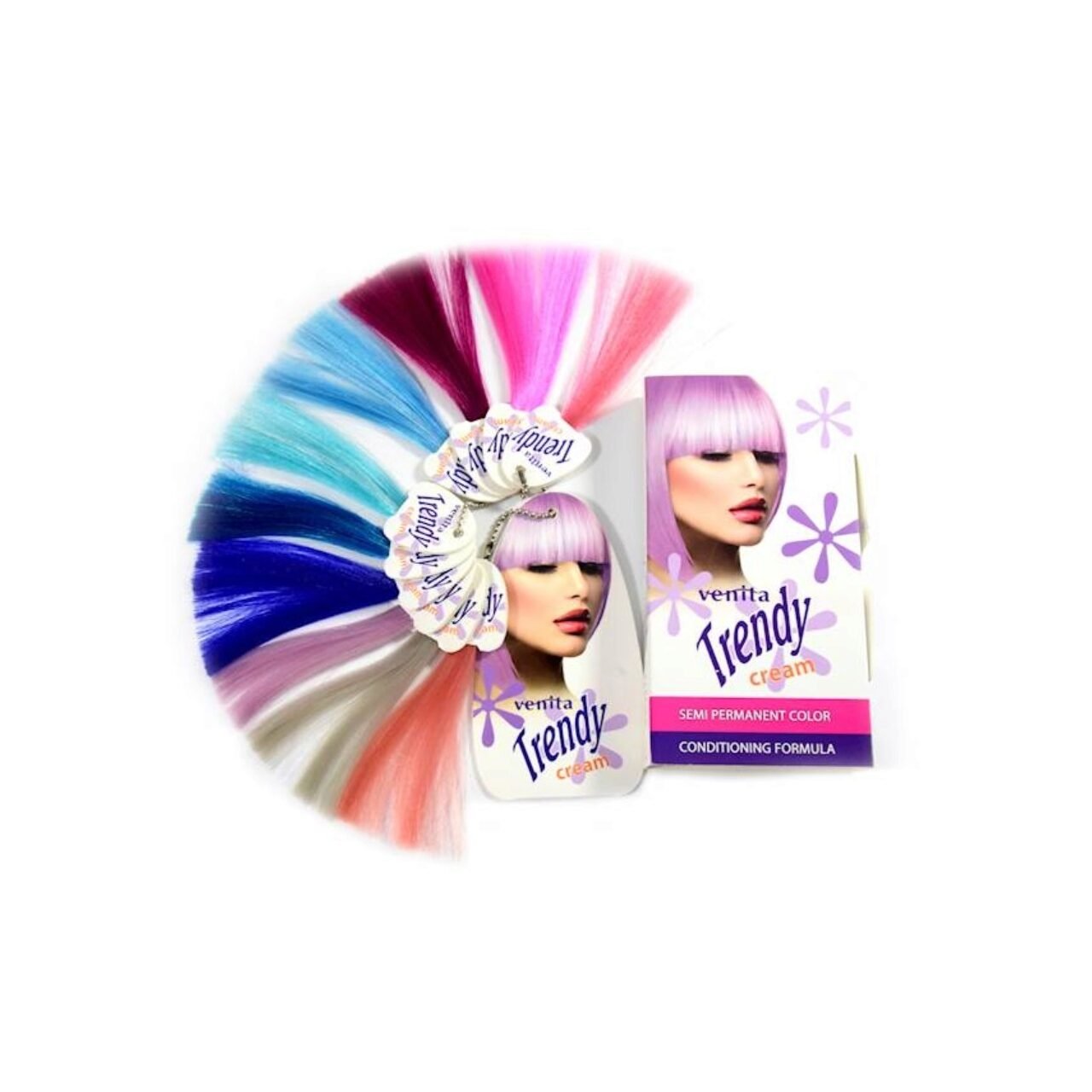 Vopsea de par semipermanenta, Trendy Cream Pastel, Venita, Nr. 36, Ice mint - imagine 6