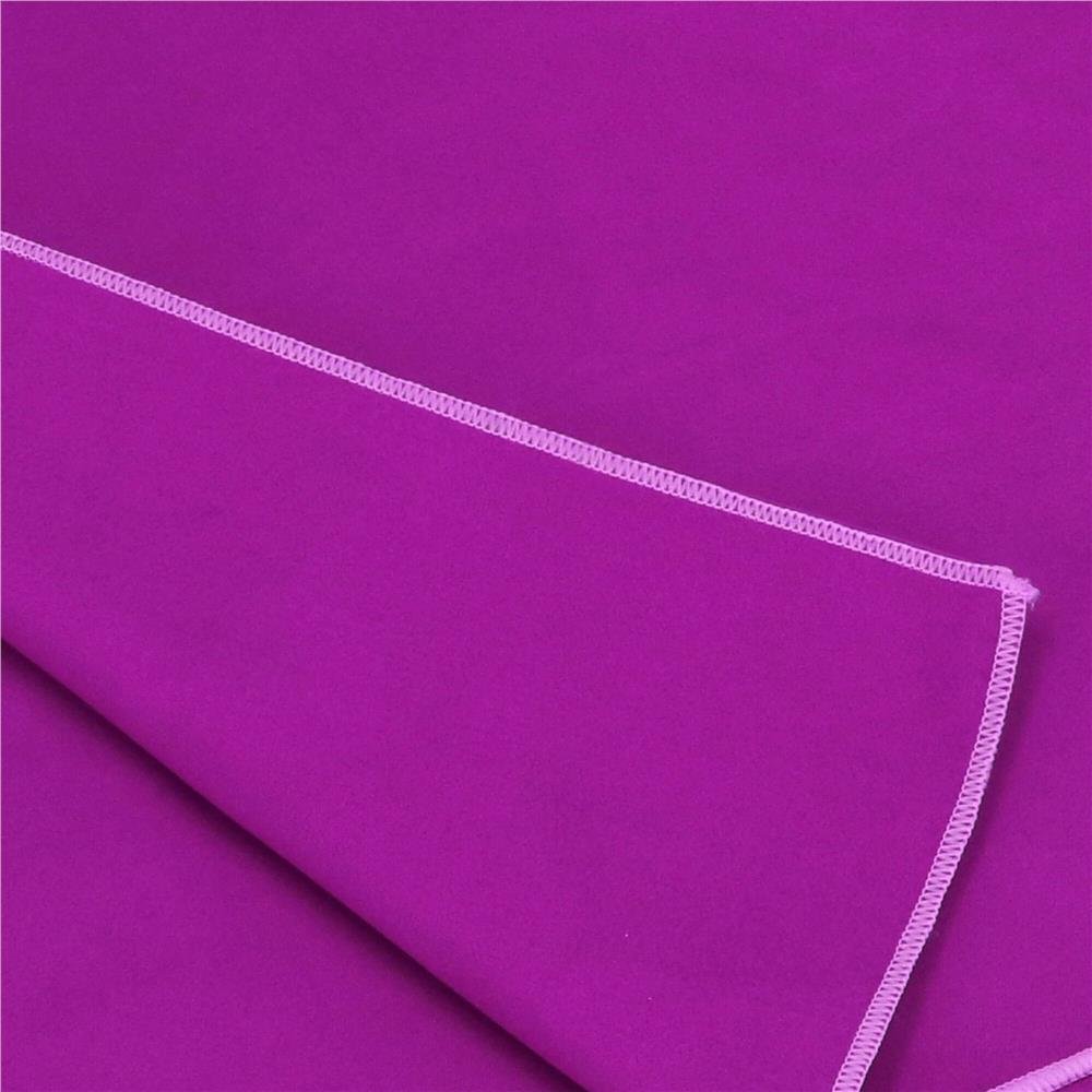 Prosop de plaja cu uscare rapida, husa de transport, 75x150cm, violet - imagine 4