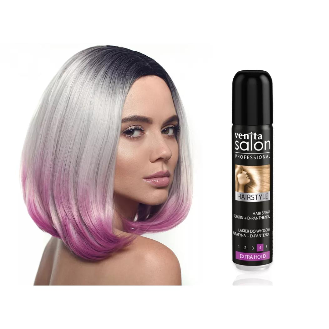 Spray fixativ profesional cu keratina si d_panteol Venita Extrahold 75 ml - imagine 2