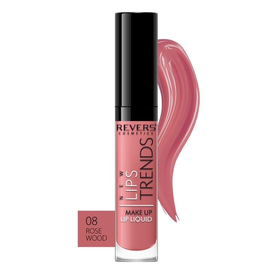 Ruj lichid New Lips Trends, Revers, Nr 08 Rose Wood - imagine 2