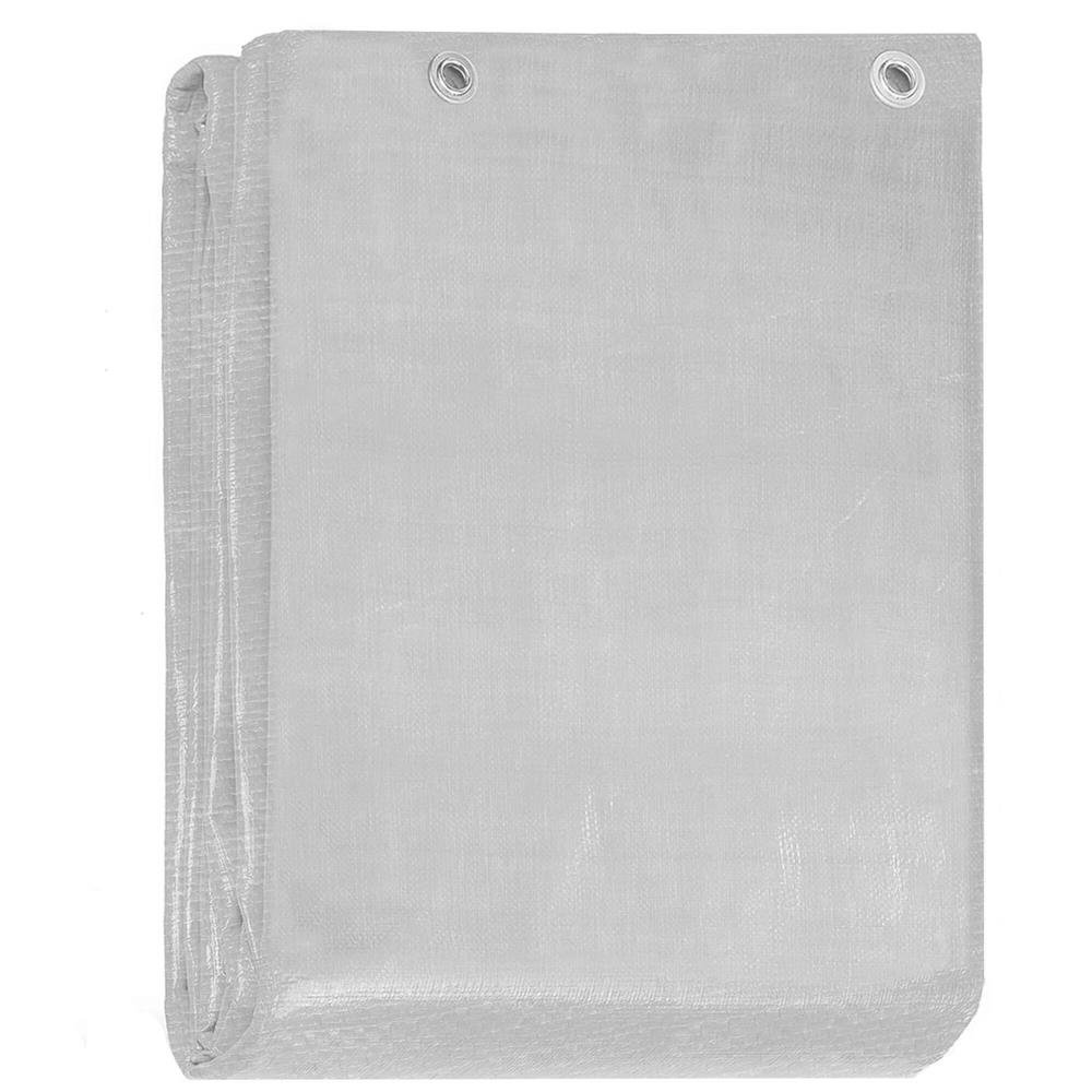 Prelata din polietilena impermeabila laminata, 270g/m2, 3x3m, gri - imagine 13