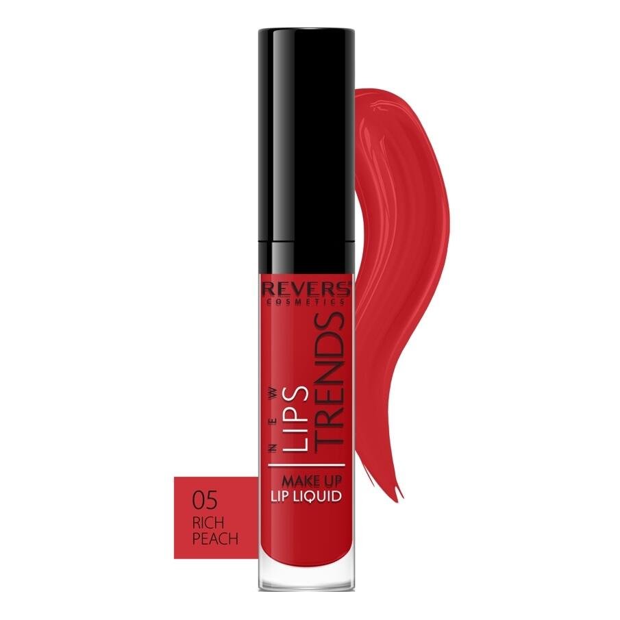 Ruj lichid New Lips Trends, Revers, Nr 05 Reach Peach - imagine 2