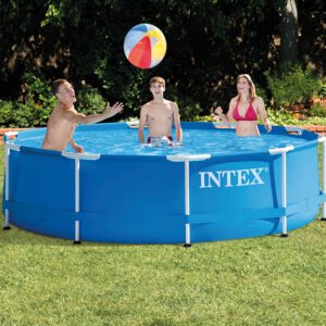 Piscina cadru metalic Intex, 305×76 cm, 4500 litri, rotunda