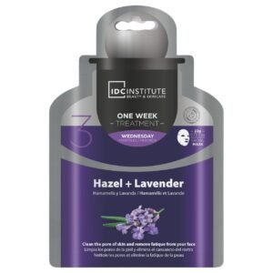 Masca faciala One Week Treatment cu extract de Alunul vrajitoarelor + Lavanda , IDC Institute 30902, 22 gr