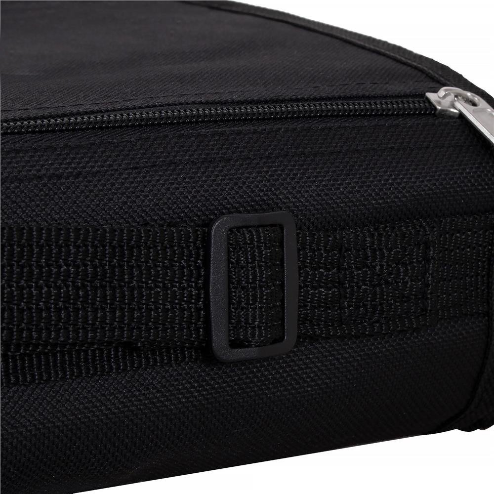 Patura pentru picnic sau plaja, cu folie izolatoare si maner, 180x220cm, gri - imagine 3