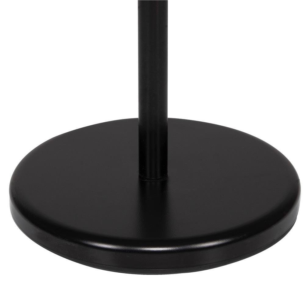 Suport hartie igienica 2 in 1 cu tija mobila, 68.5cm, negru - imagine 10