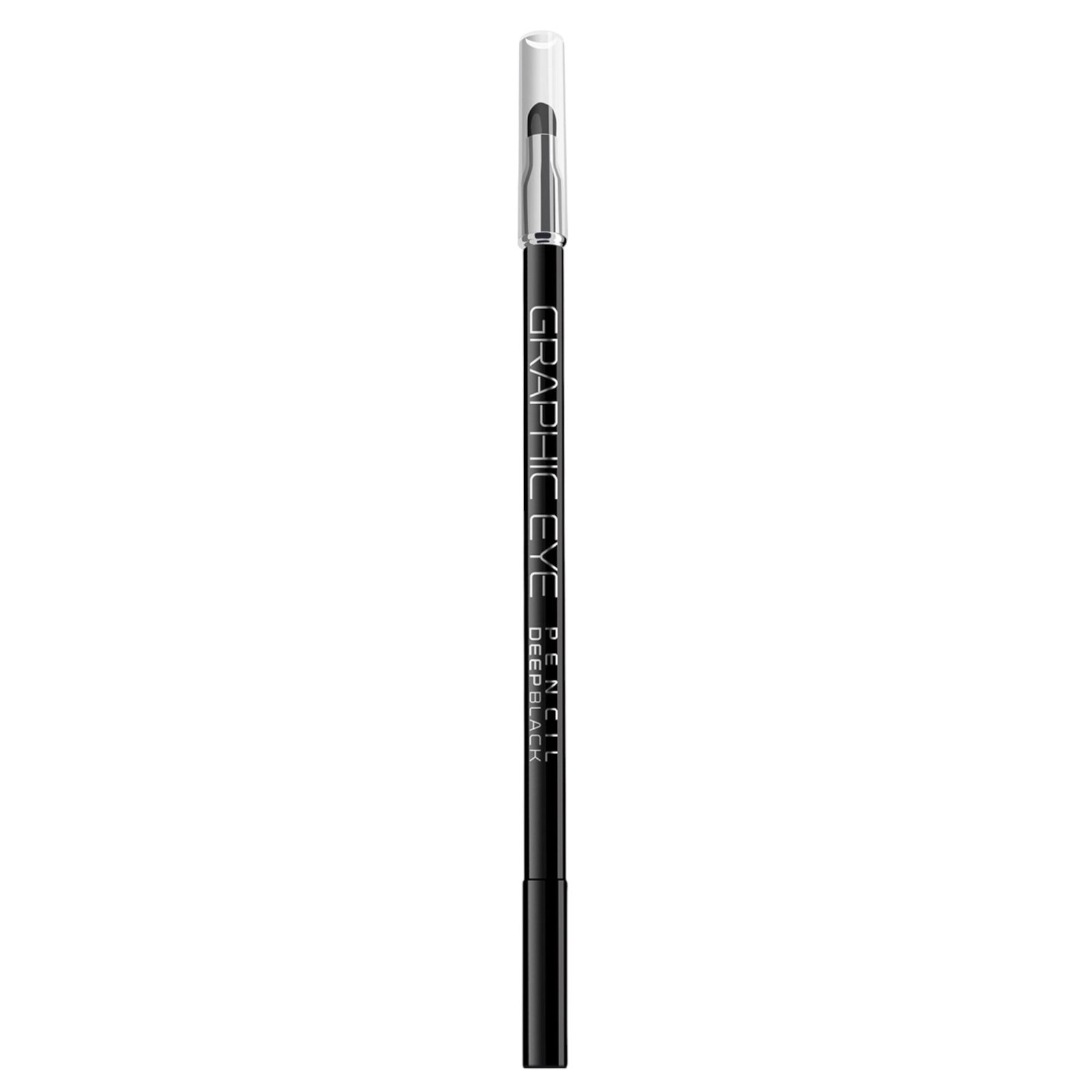 Creion dermatograf cu buretel, Graphic Eye, negru - imagine 4