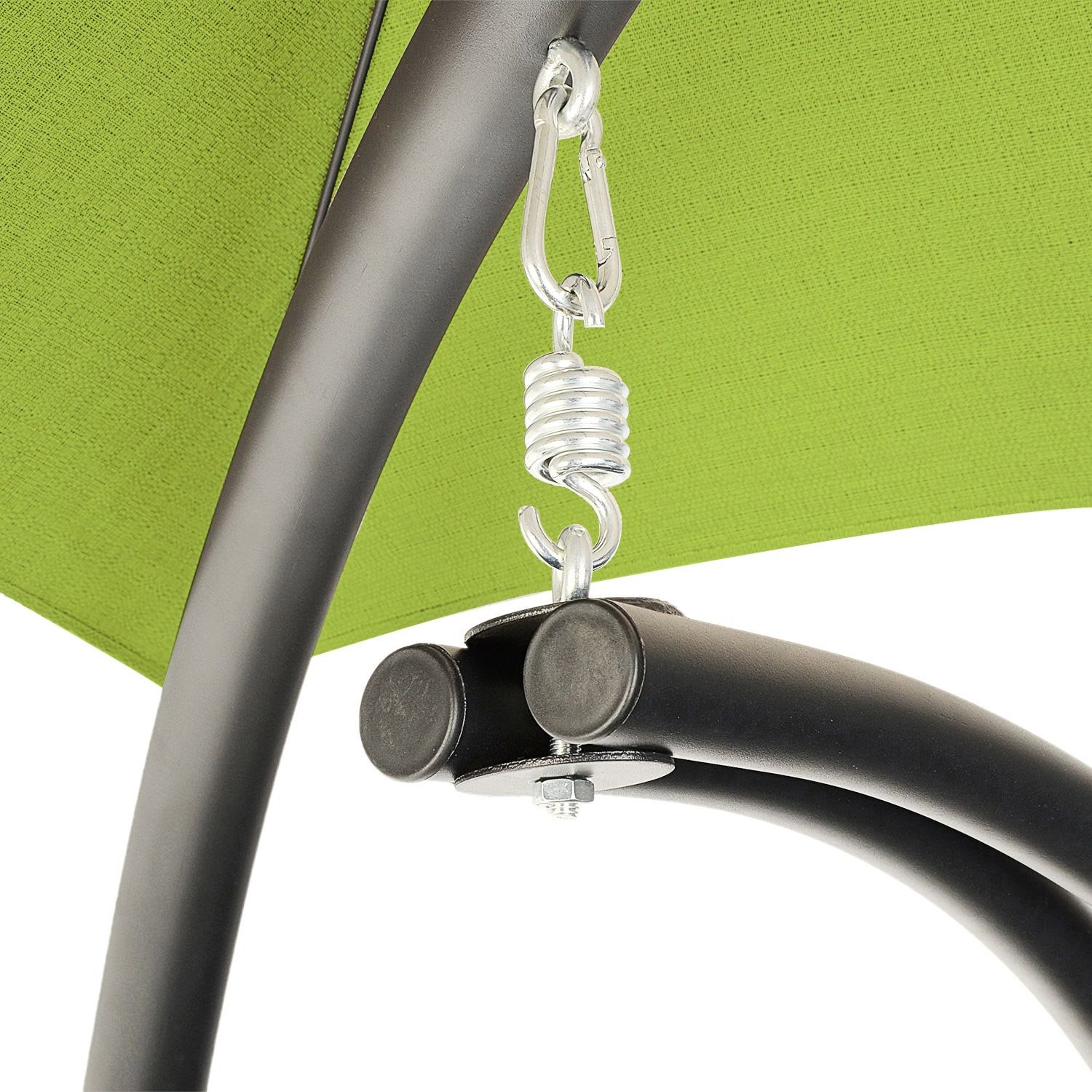 Leagan balansoar pentru gradina sau balcon, Bora Bora, 190x100x220 cm, verde - imagine 6