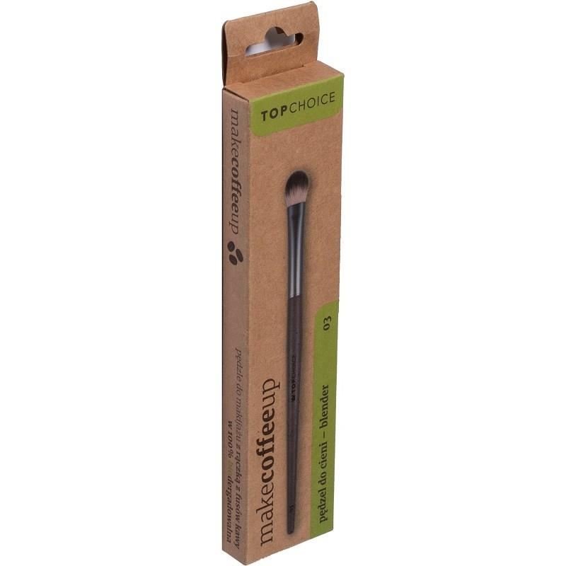 Pensula pentru farduri de pleoape Make Coffee Up 03 Top Choice 39362, 17 cm - imagine 2