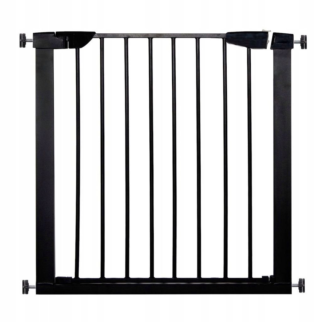 Poarta de siguranta Safety Gate pentru scari, ajustabila 103-110 cm, din otel, neagra - imagine 10