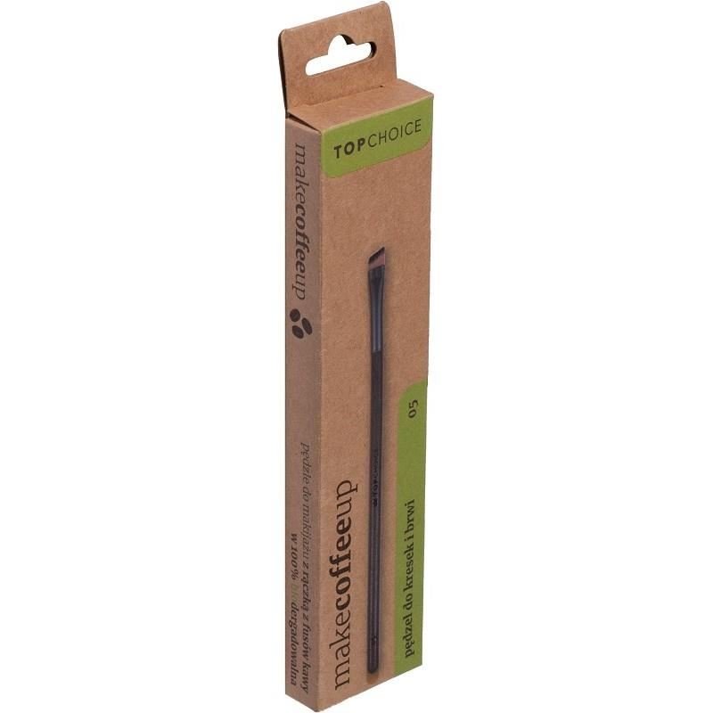Pensula pentru farduri de pleoape Make Coffee Up 05 Top Choice 39386, 16 cm - imagine 2