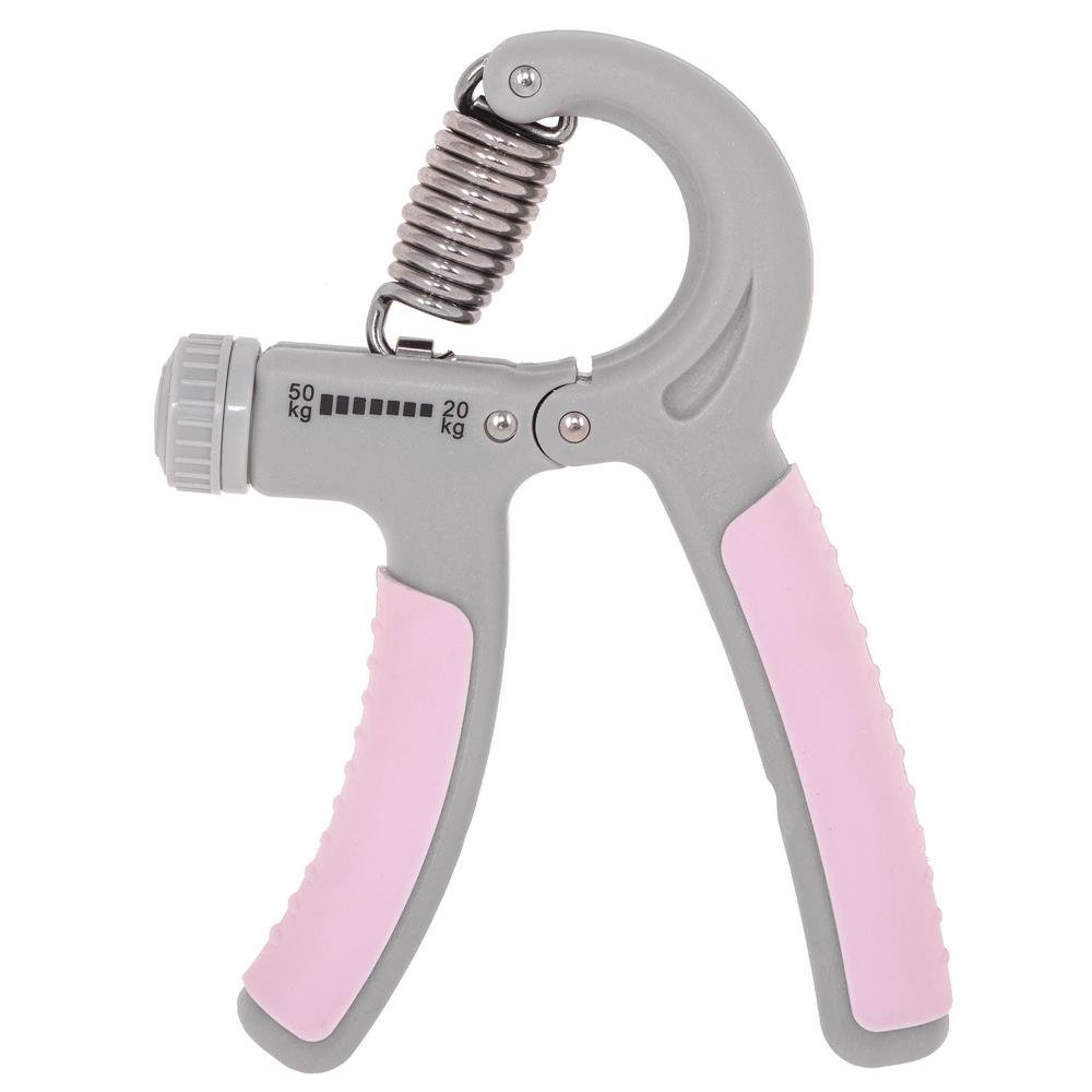 Flexor pentru exercitii antebrat, ajustabil, rezistenta 20-50kg, roz