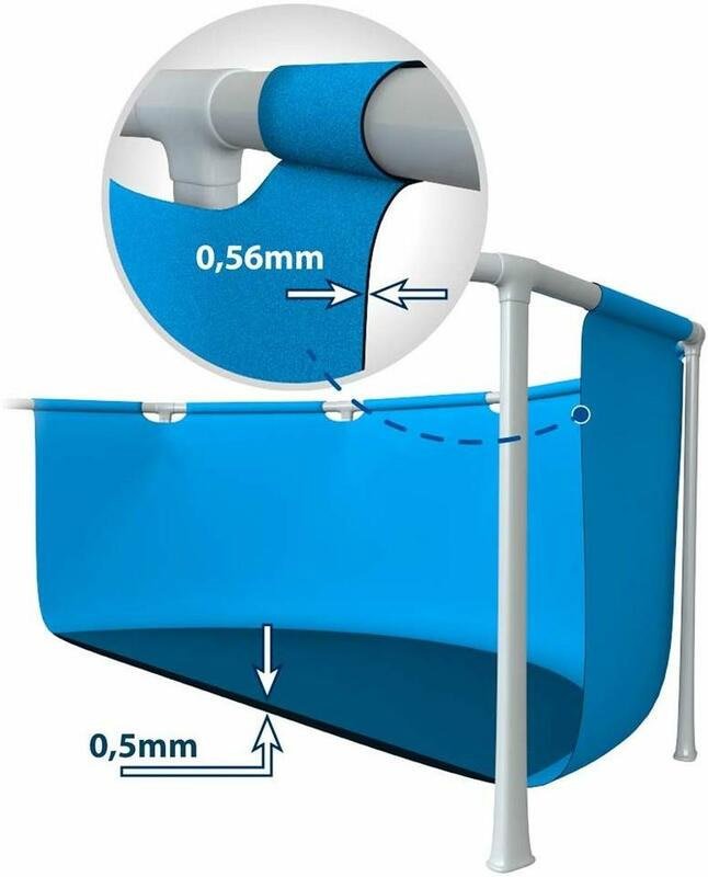 Piscina cadru metalic Intex 28273NP, 450x220x84 cm, 7.100 litri - imagine 5