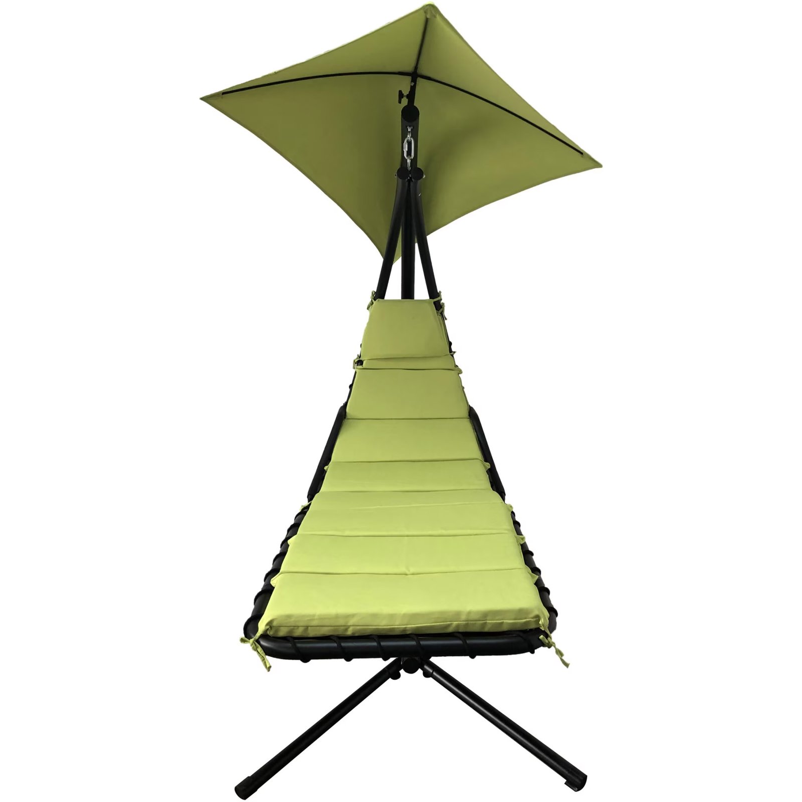 Leagan balansoar pentru gradina sau balcon, Bora Bora, 190x100x220 cm, verde - imagine 3