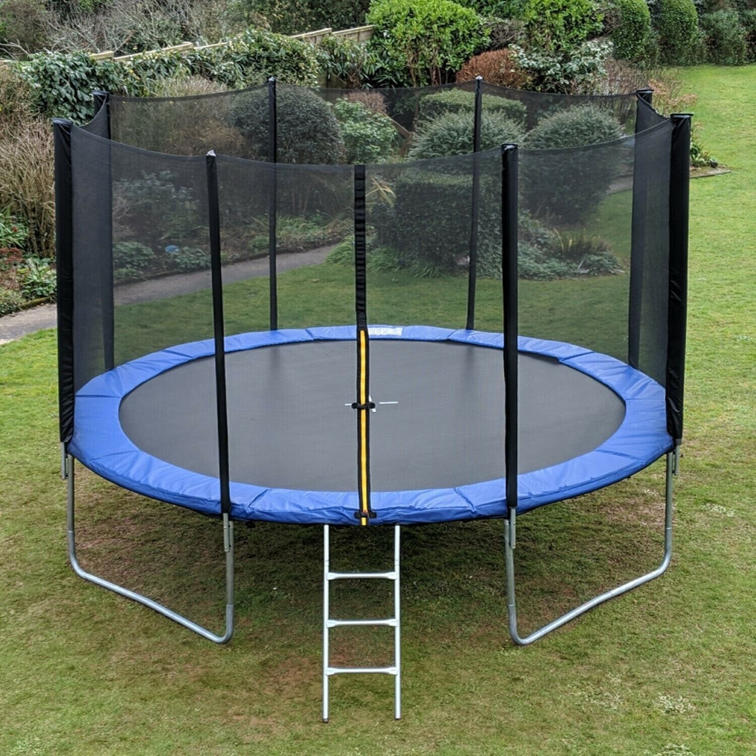 Trambulina Blue, cu scara si plasa de protectie exterioara, 366 cm - imagine 5