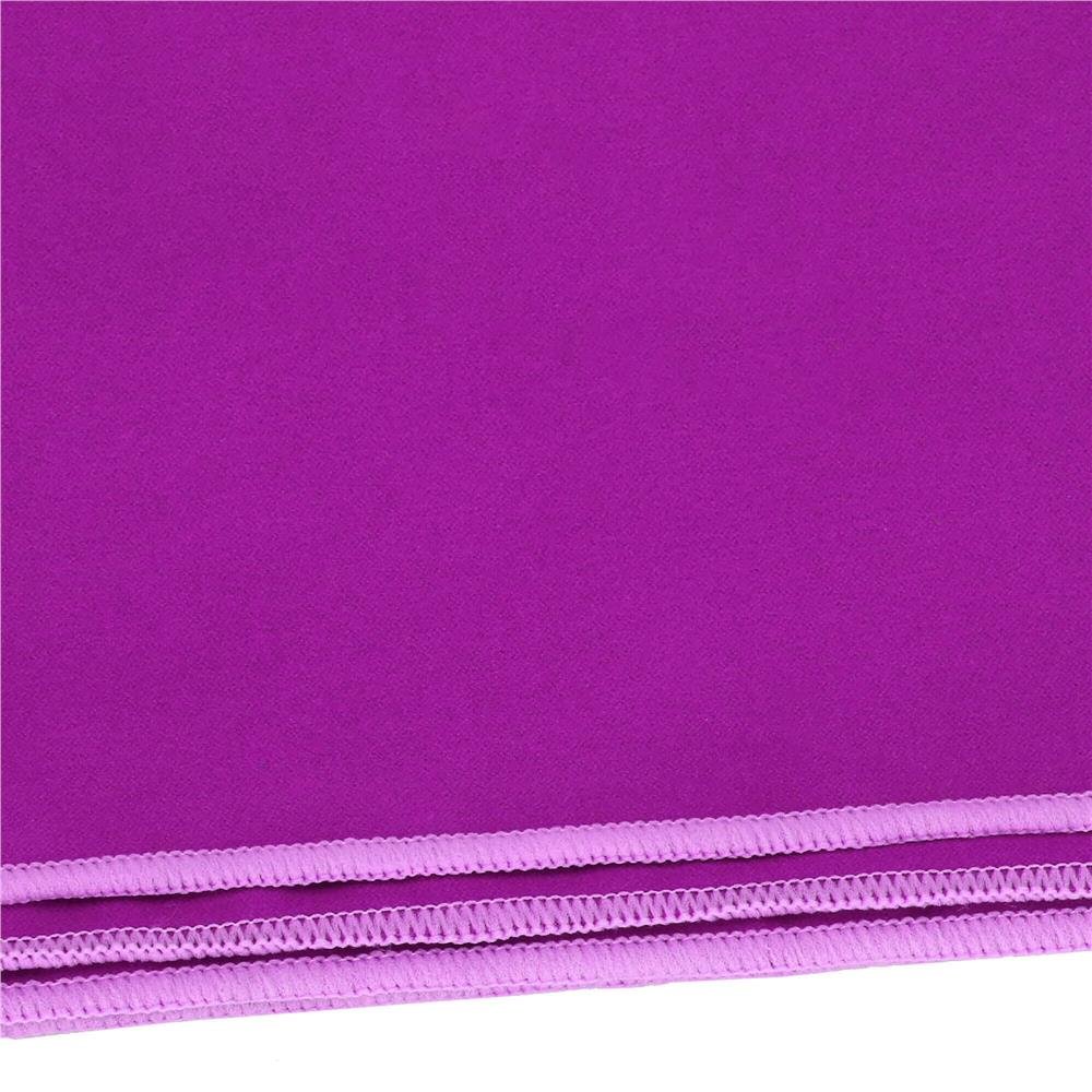 Prosop de plaja cu uscare rapida, husa de transport, 75x150cm, violet - imagine 8